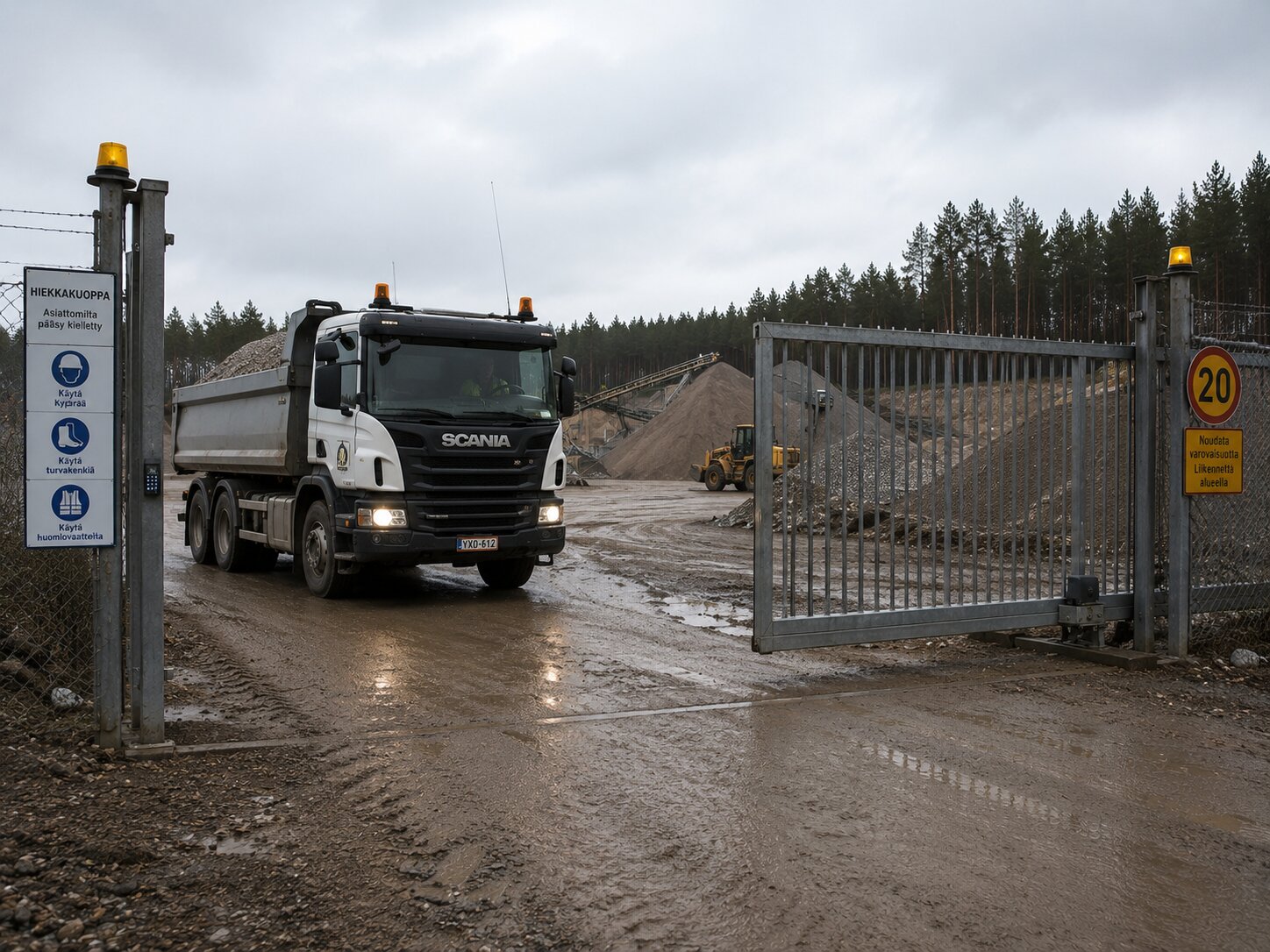 Kulunhallinta ulkoalueella – kiviainestuotanto ja teollisuuspiha