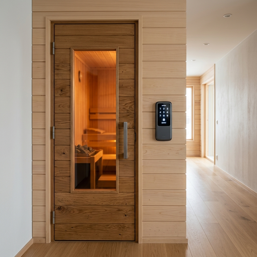 Saunan sähkölukko ja varausjärjestelmä